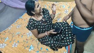 Indian sweet aunty fucking tape